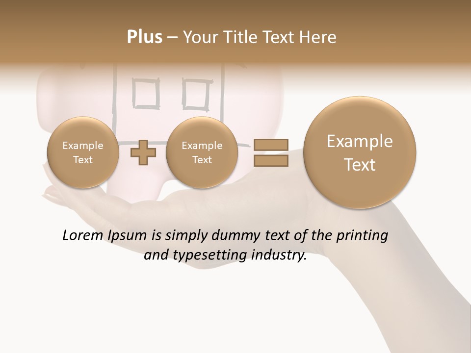 Bank Mortgage Human PowerPoint Template