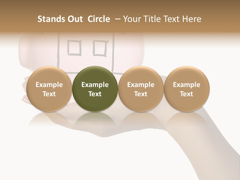 Bank Mortgage Human PowerPoint Template