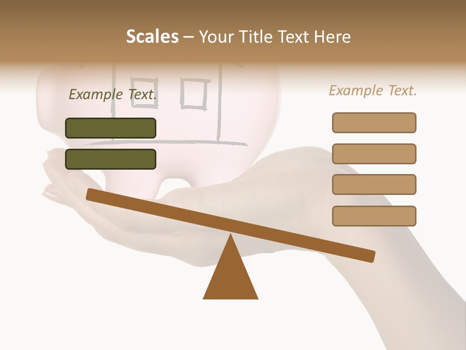 Bank Mortgage Human PowerPoint Template