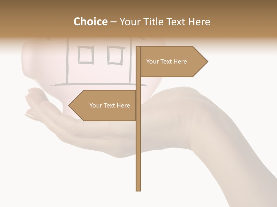 Bank Mortgage Human PowerPoint Template