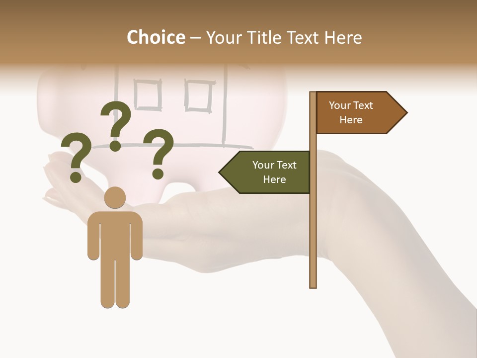 Bank Mortgage Human PowerPoint Template