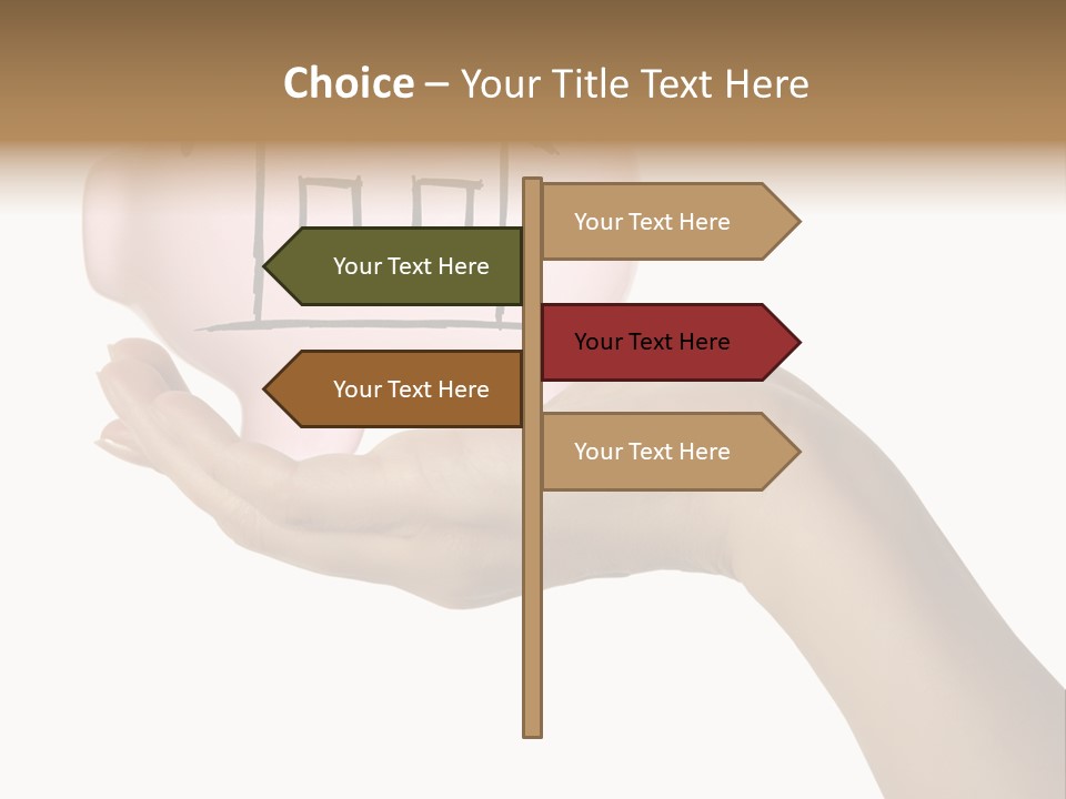 Bank Mortgage Human PowerPoint Template