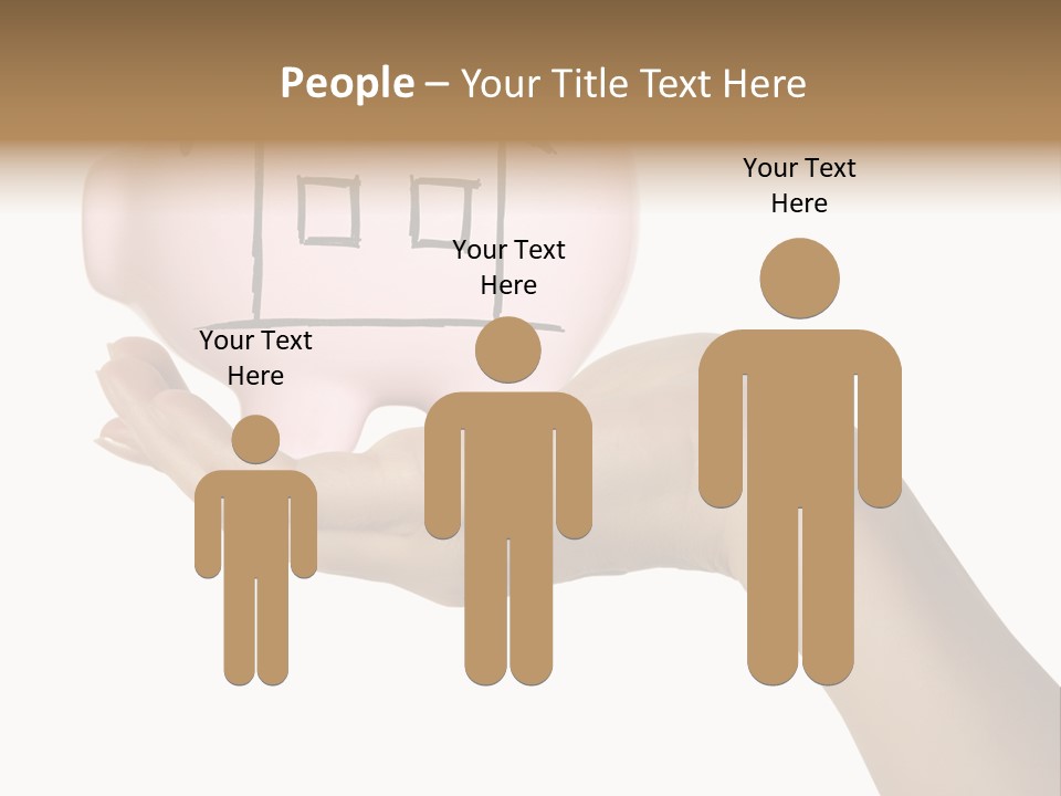 Bank Mortgage Human PowerPoint Template