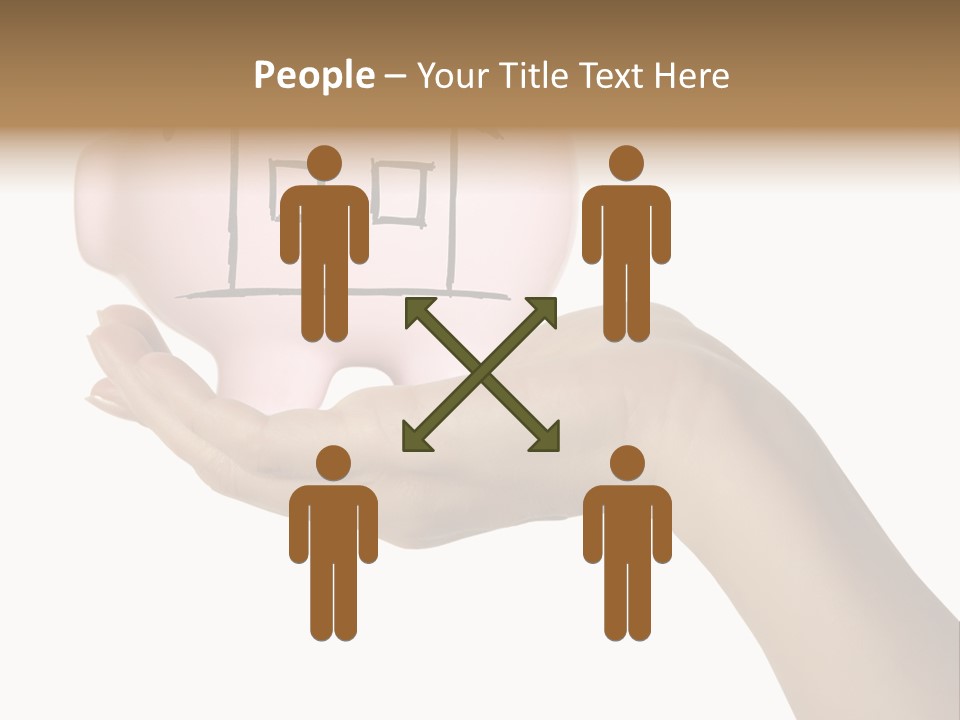 Bank Mortgage Human PowerPoint Template