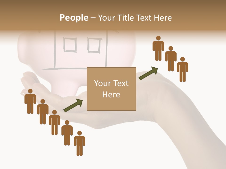 Bank Mortgage Human PowerPoint Template