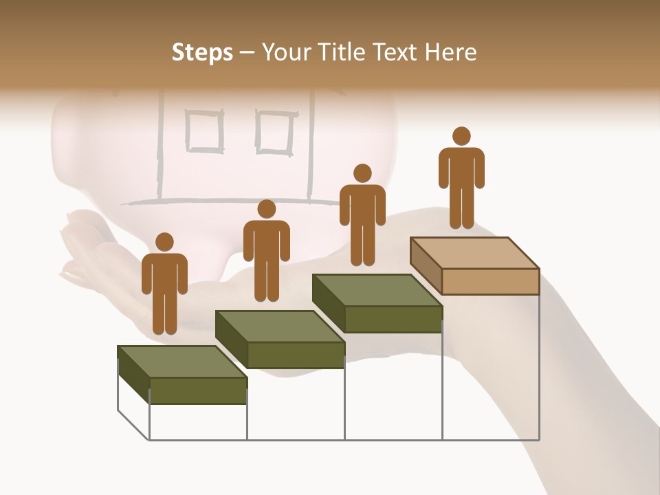 Bank Mortgage Human PowerPoint Template