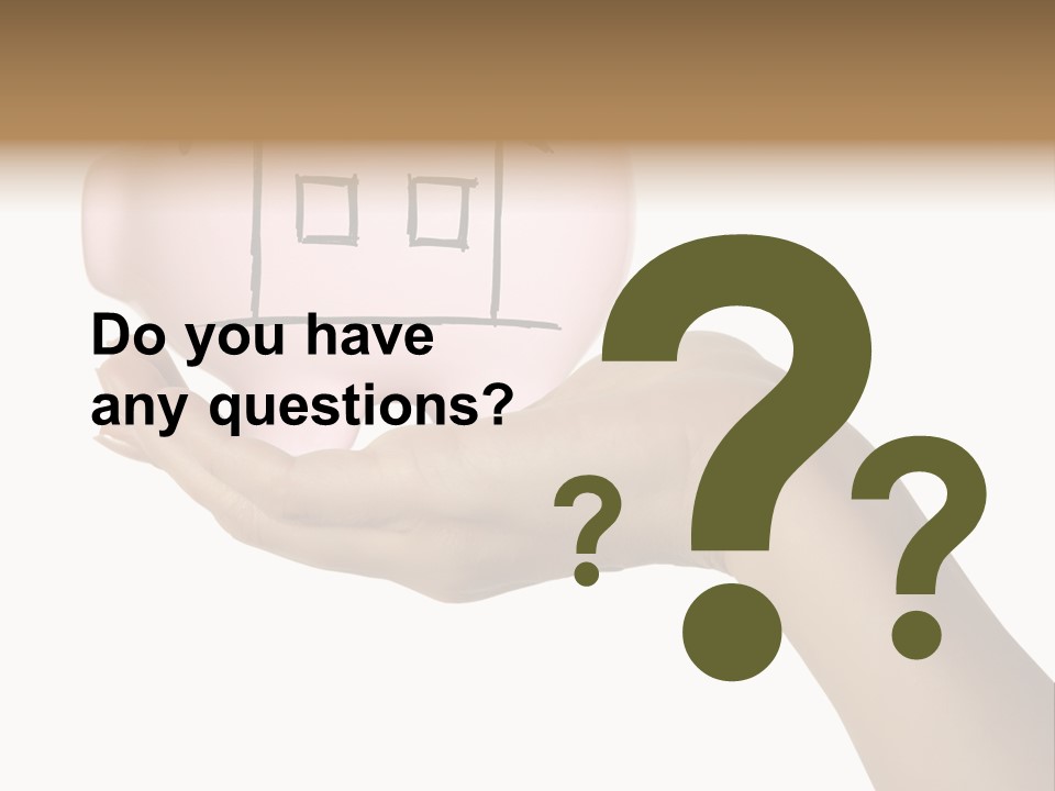 Bank Mortgage Human PowerPoint Template