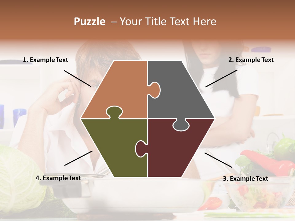 Male Expression Hand PowerPoint Template