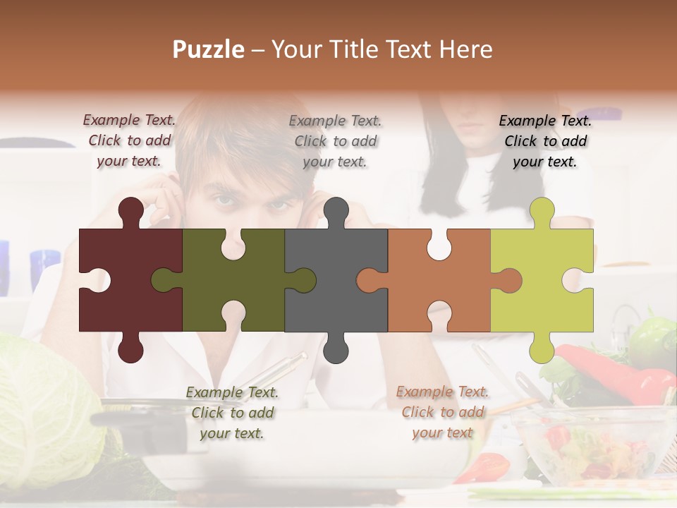 Male Expression Hand PowerPoint Template