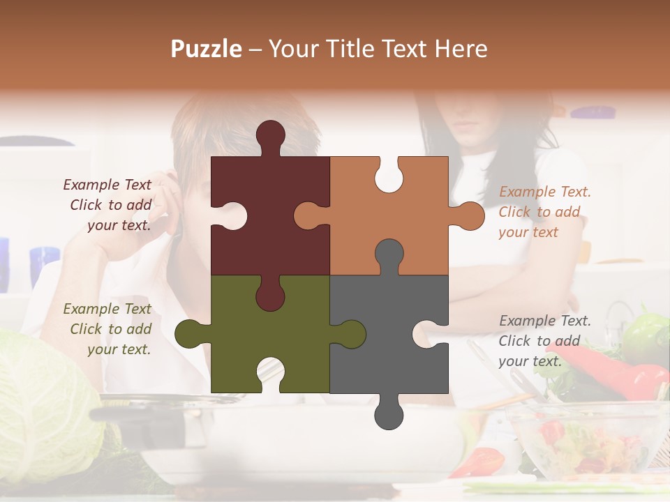 Male Expression Hand PowerPoint Template