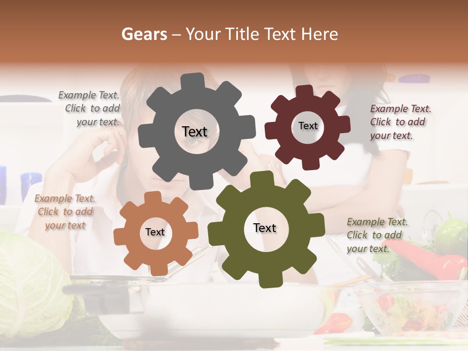 Male Expression Hand PowerPoint Template