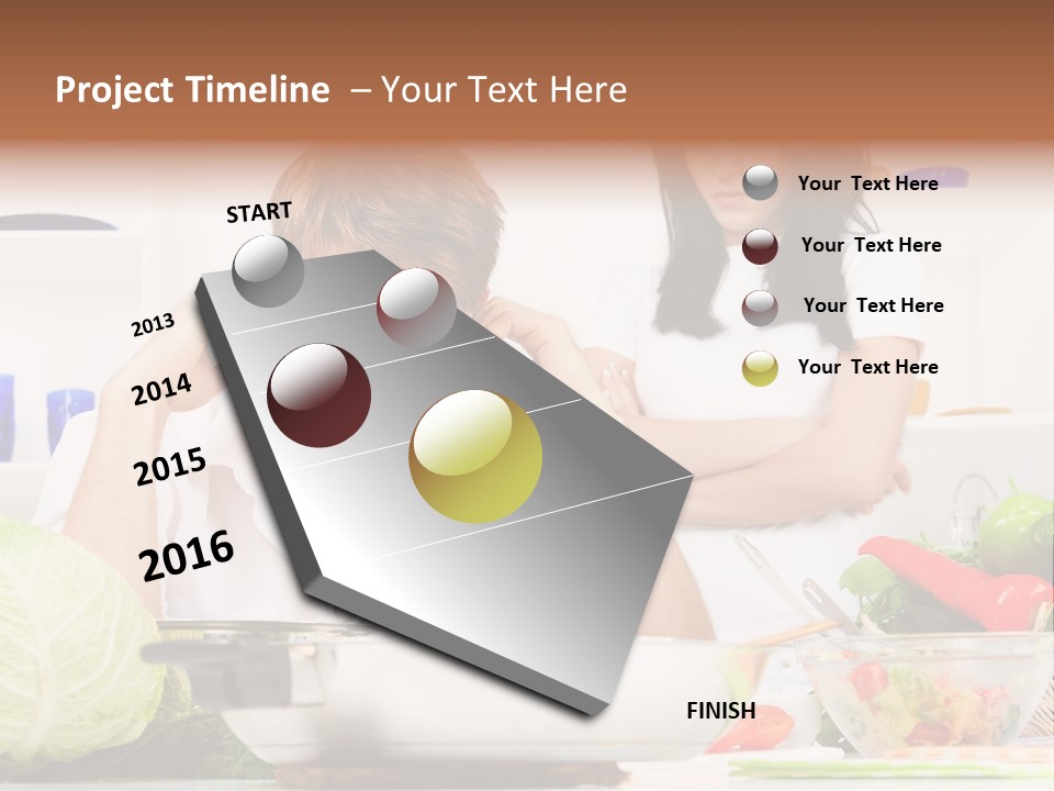 Male Expression Hand PowerPoint Template