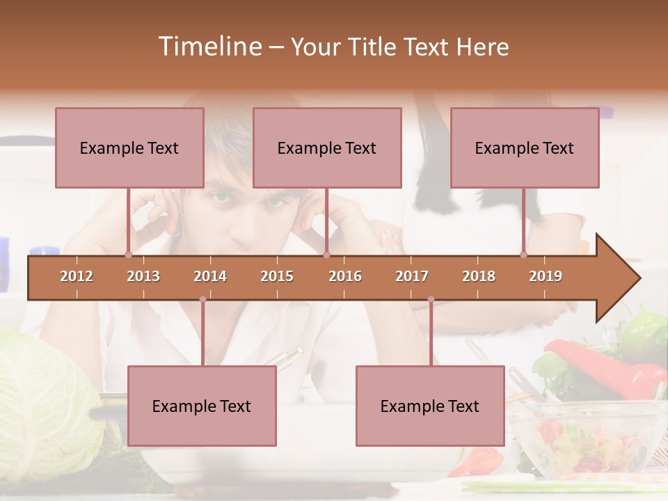 Male Expression Hand PowerPoint Template