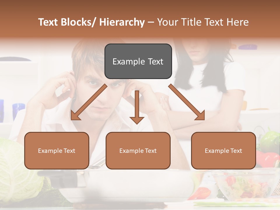 Male Expression Hand PowerPoint Template