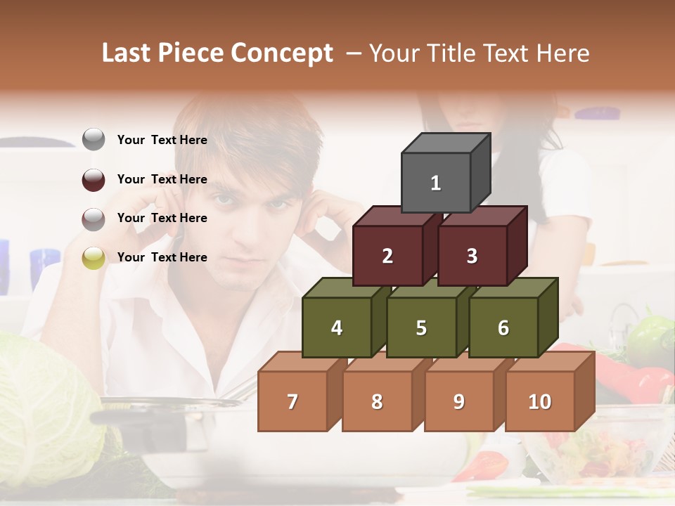 Male Expression Hand PowerPoint Template