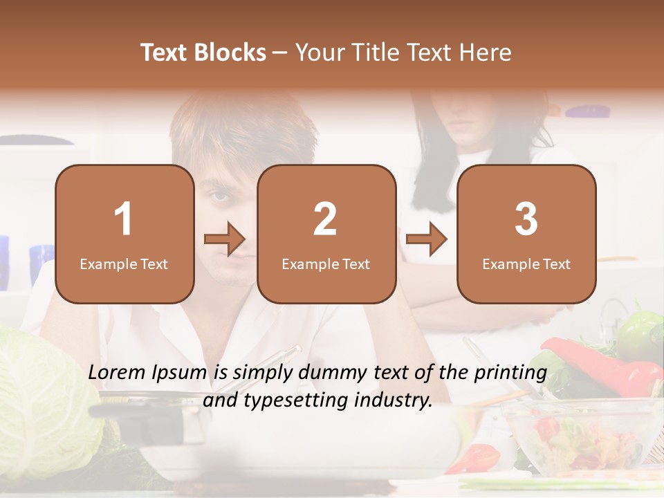 Male Expression Hand PowerPoint Template