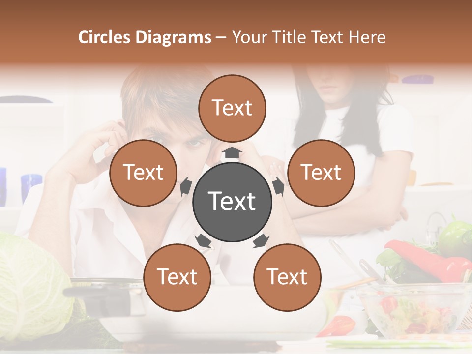 Male Expression Hand PowerPoint Template