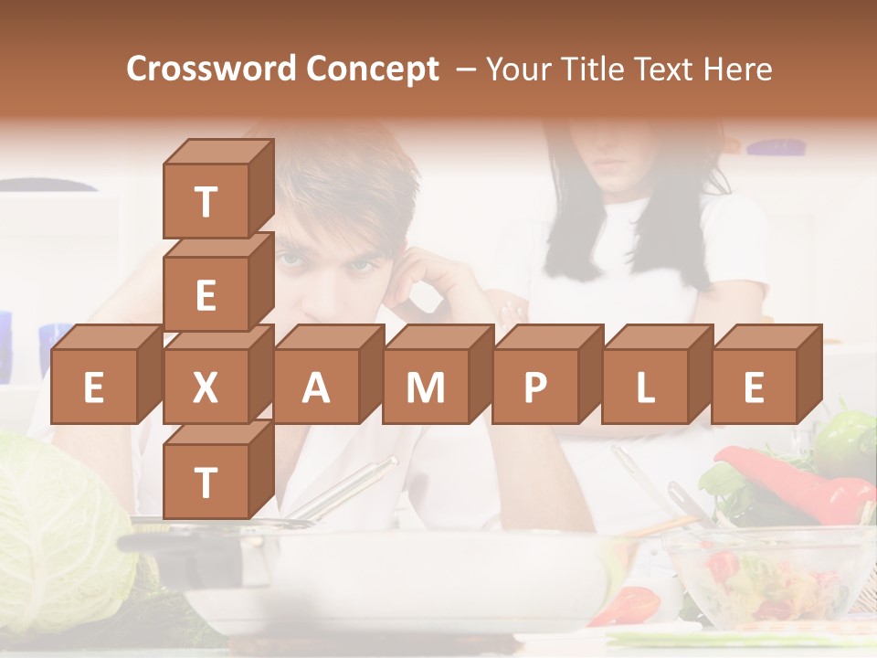 Male Expression Hand PowerPoint Template