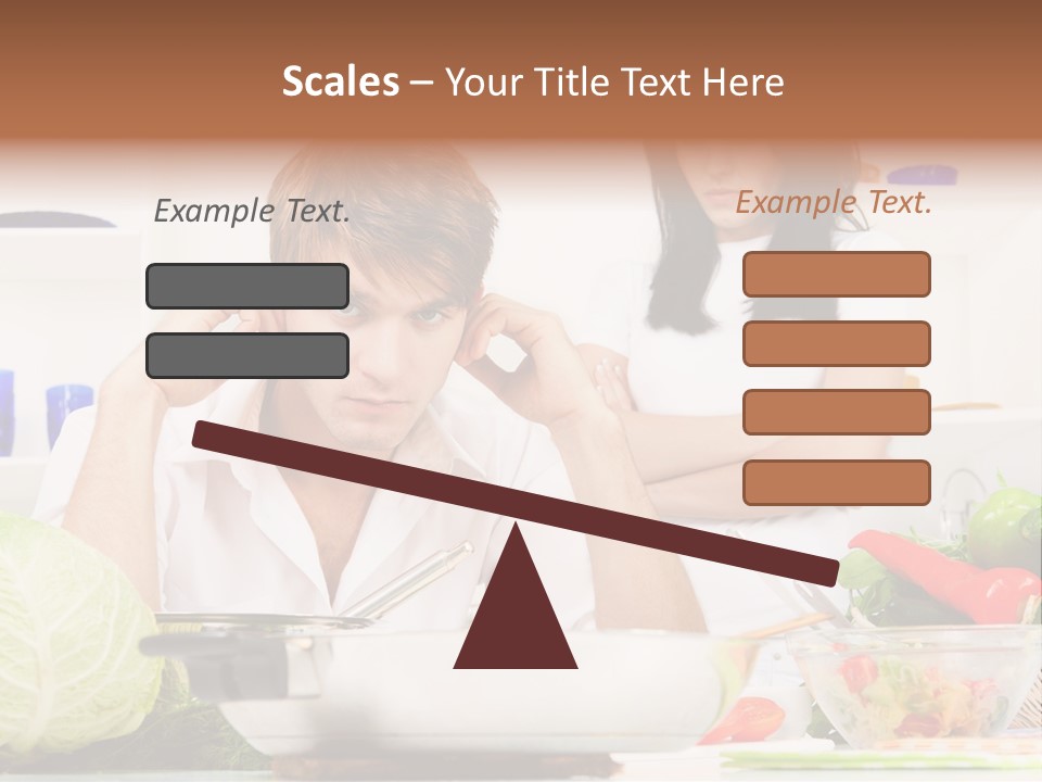 Male Expression Hand PowerPoint Template