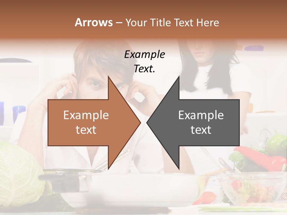 Male Expression Hand PowerPoint Template