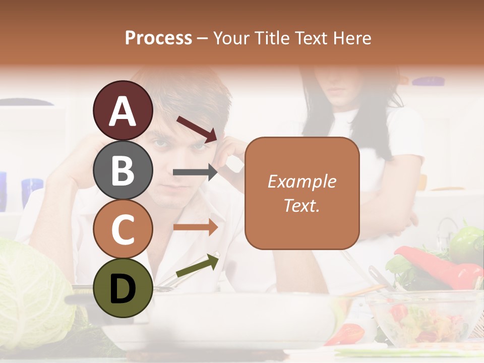 Male Expression Hand PowerPoint Template