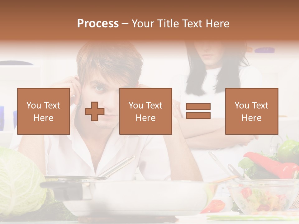 Male Expression Hand PowerPoint Template