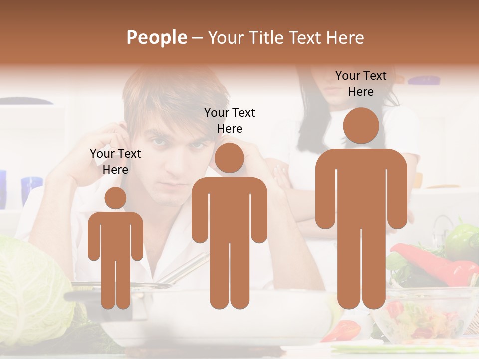 Male Expression Hand PowerPoint Template