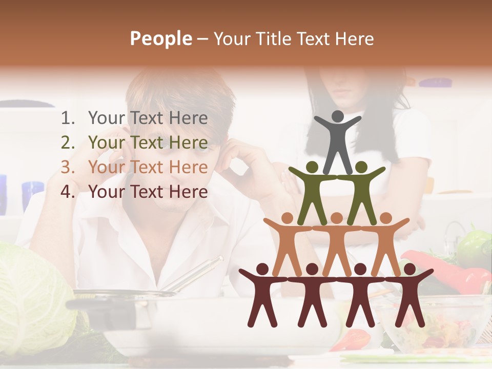 Male Expression Hand PowerPoint Template