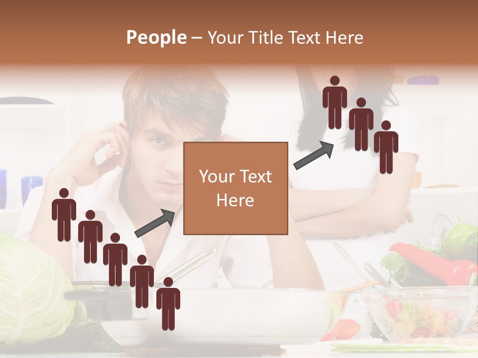 Male Expression Hand PowerPoint Template