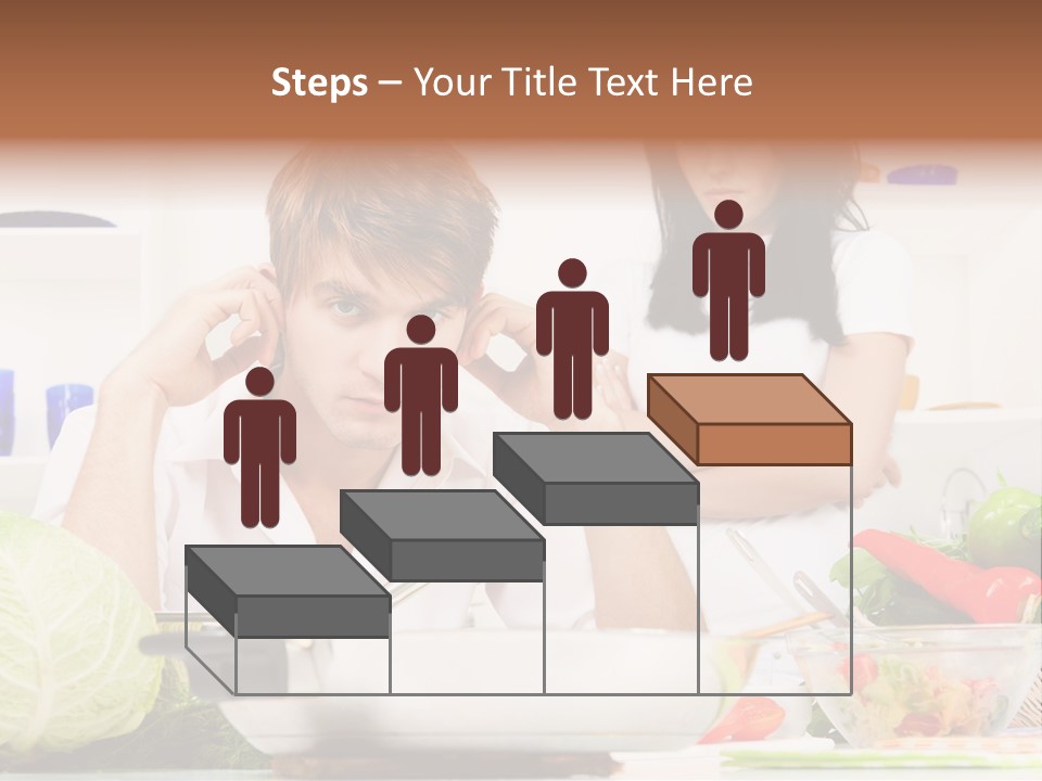 Male Expression Hand PowerPoint Template