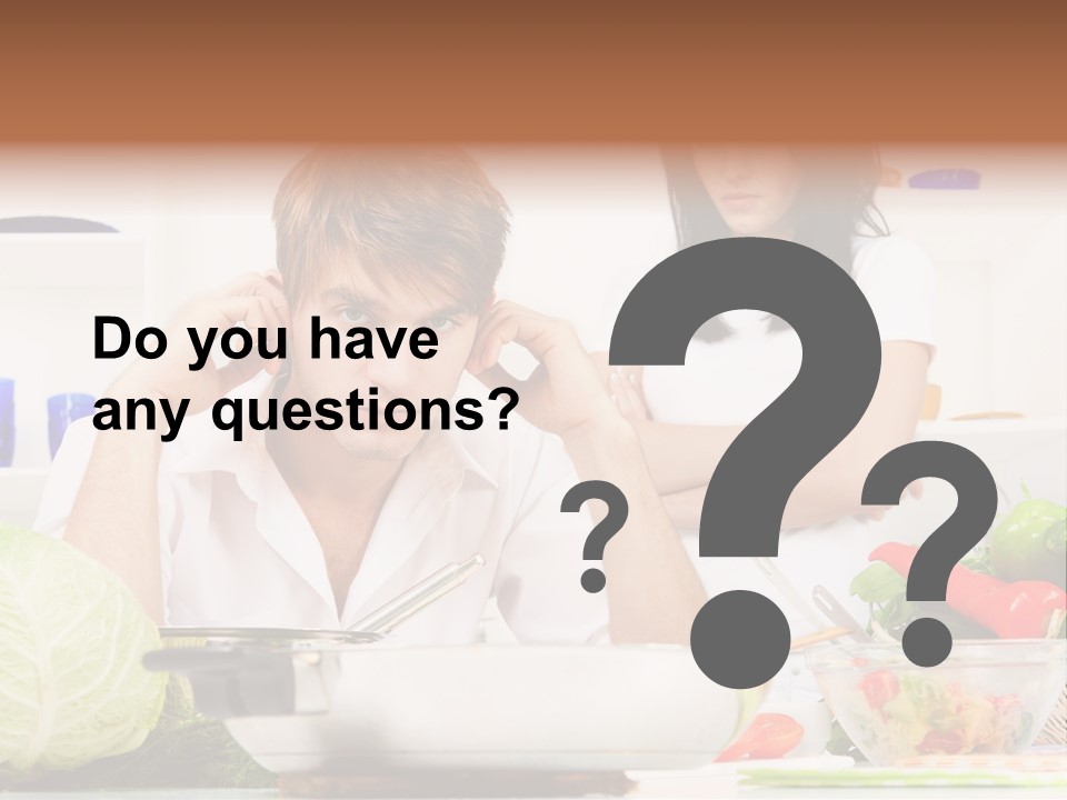 Male Expression Hand PowerPoint Template