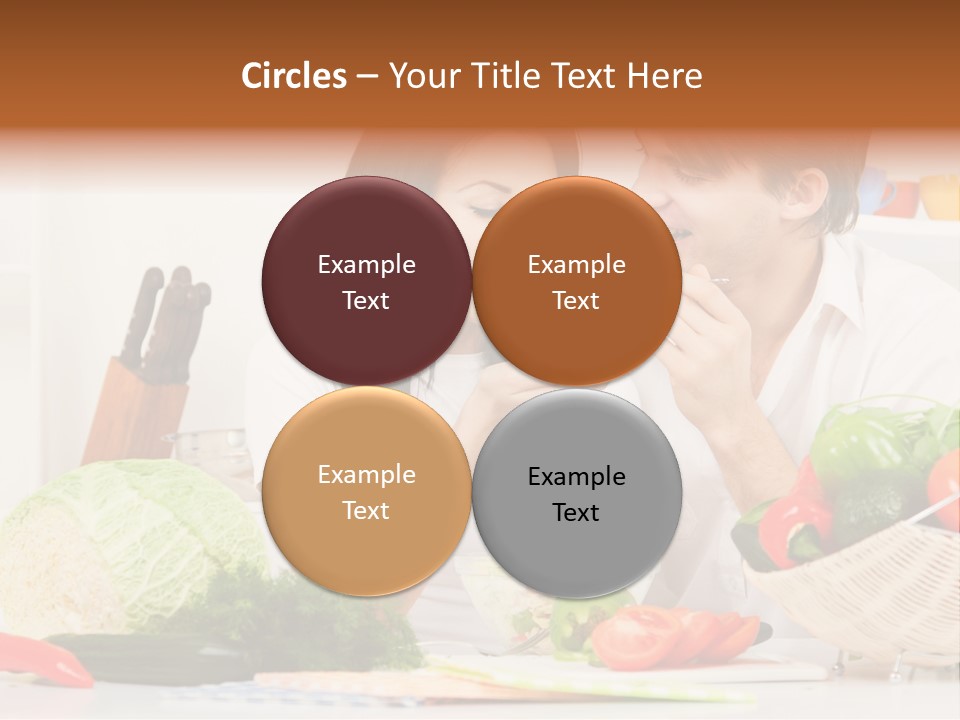 Healthy Table Relationship PowerPoint Template