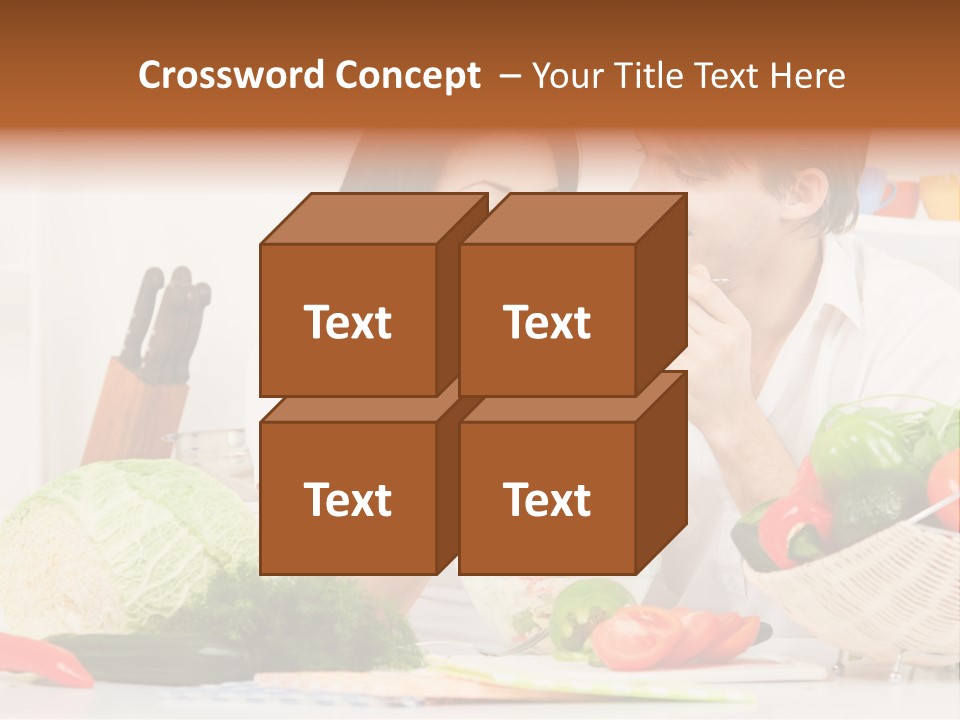 Healthy Table Relationship PowerPoint Template