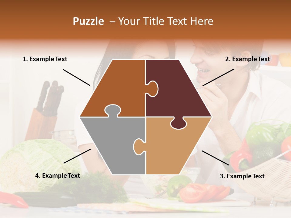 Healthy Table Relationship PowerPoint Template