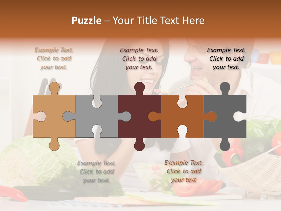 Healthy Table Relationship PowerPoint Template