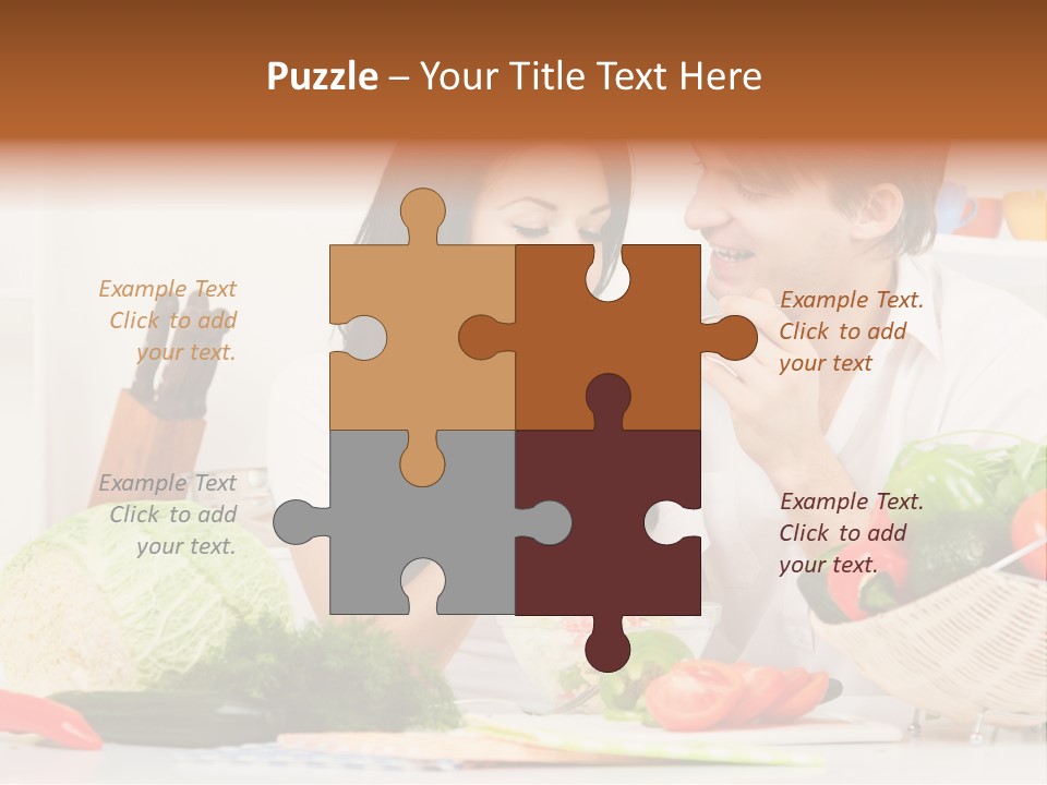 Healthy Table Relationship PowerPoint Template