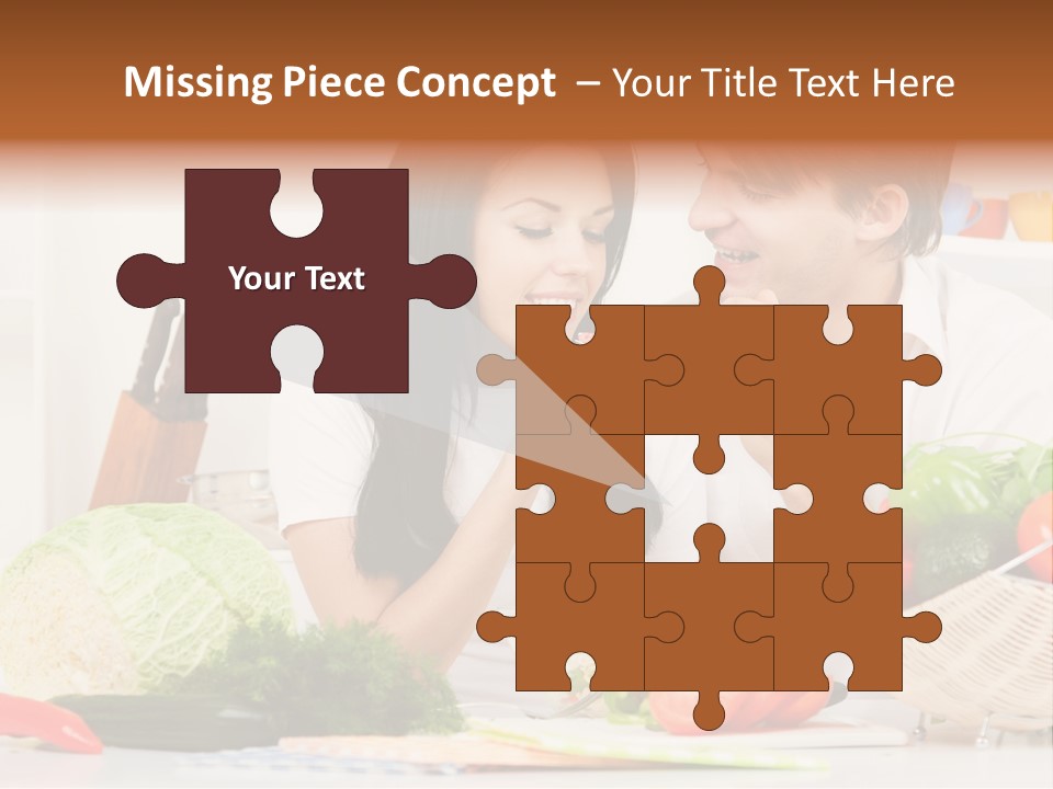 Healthy Table Relationship PowerPoint Template