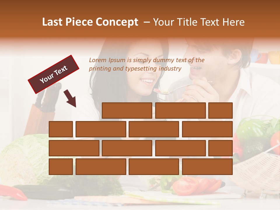 Healthy Table Relationship PowerPoint Template