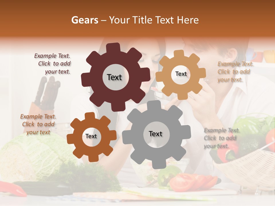 Healthy Table Relationship PowerPoint Template