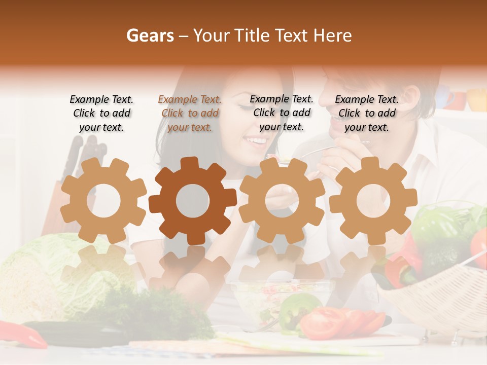 Healthy Table Relationship PowerPoint Template