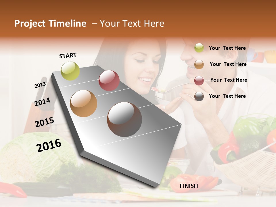 Healthy Table Relationship PowerPoint Template