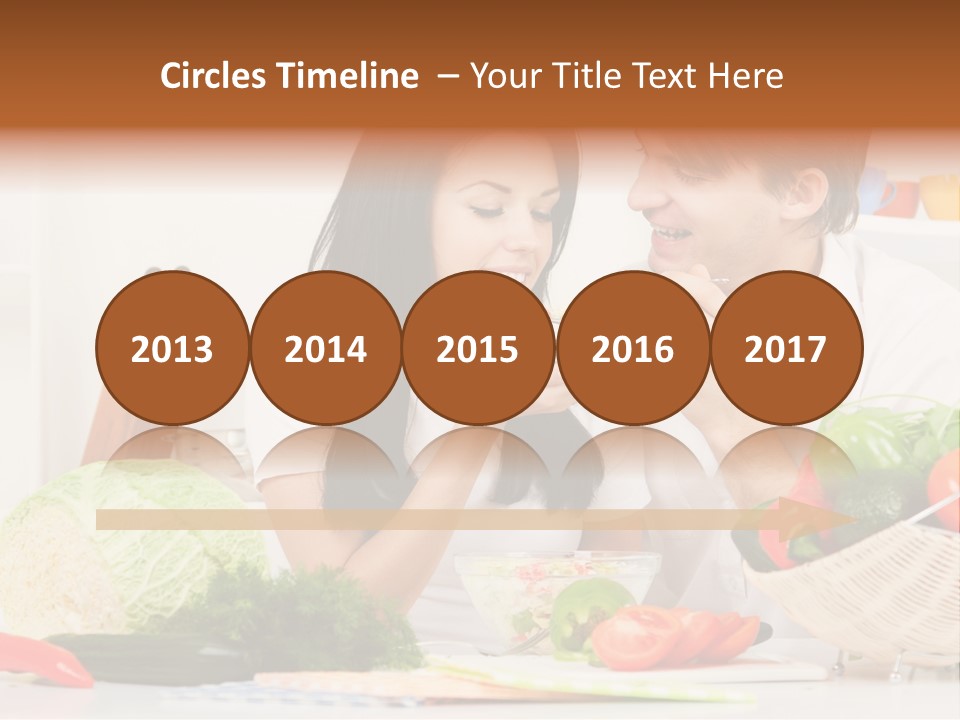 Healthy Table Relationship PowerPoint Template