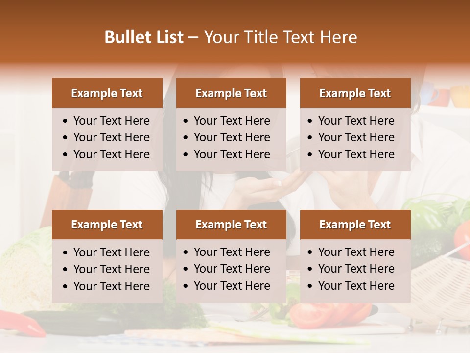 Healthy Table Relationship PowerPoint Template