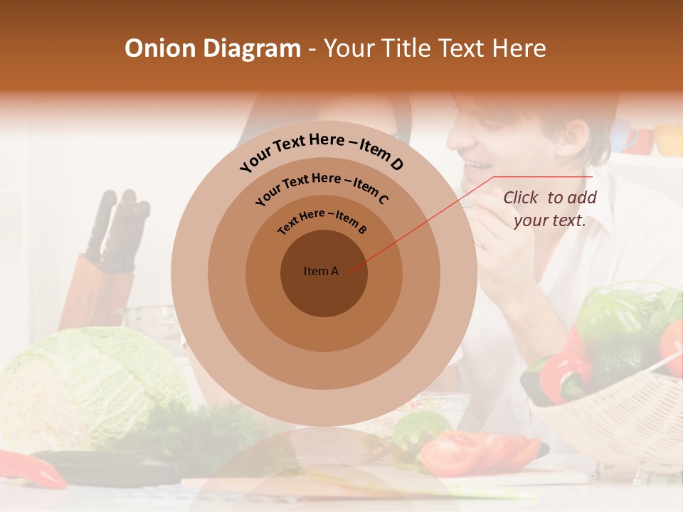 Healthy Table Relationship PowerPoint Template