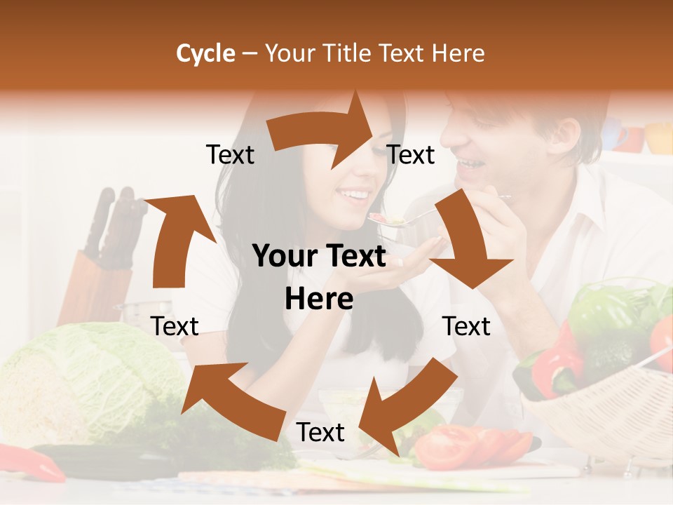 Healthy Table Relationship PowerPoint Template
