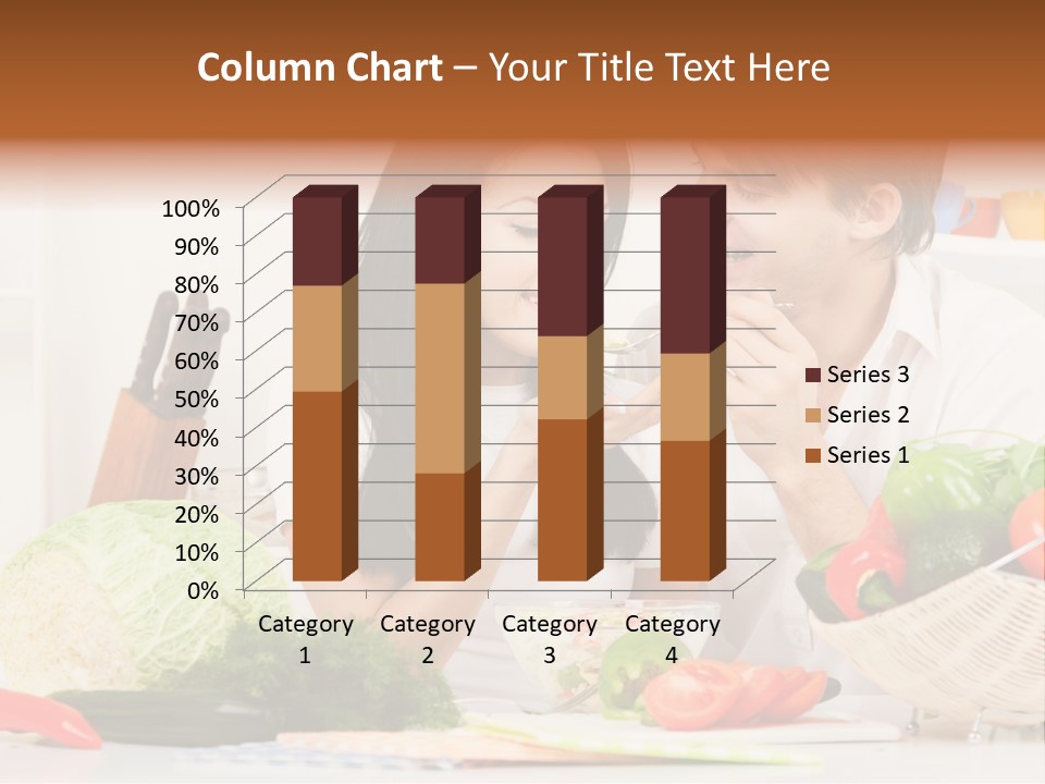 Healthy Table Relationship PowerPoint Template
