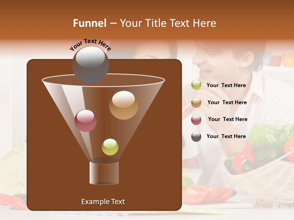 Healthy Table Relationship PowerPoint Template