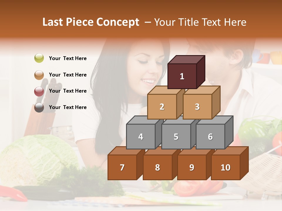 Healthy Table Relationship PowerPoint Template