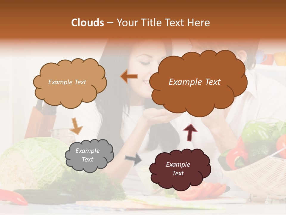 Healthy Table Relationship PowerPoint Template
