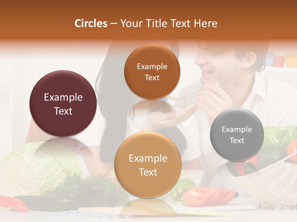 Healthy Table Relationship PowerPoint Template